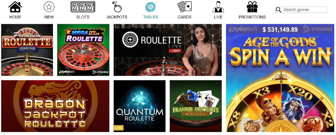 Titanbet play online roulette