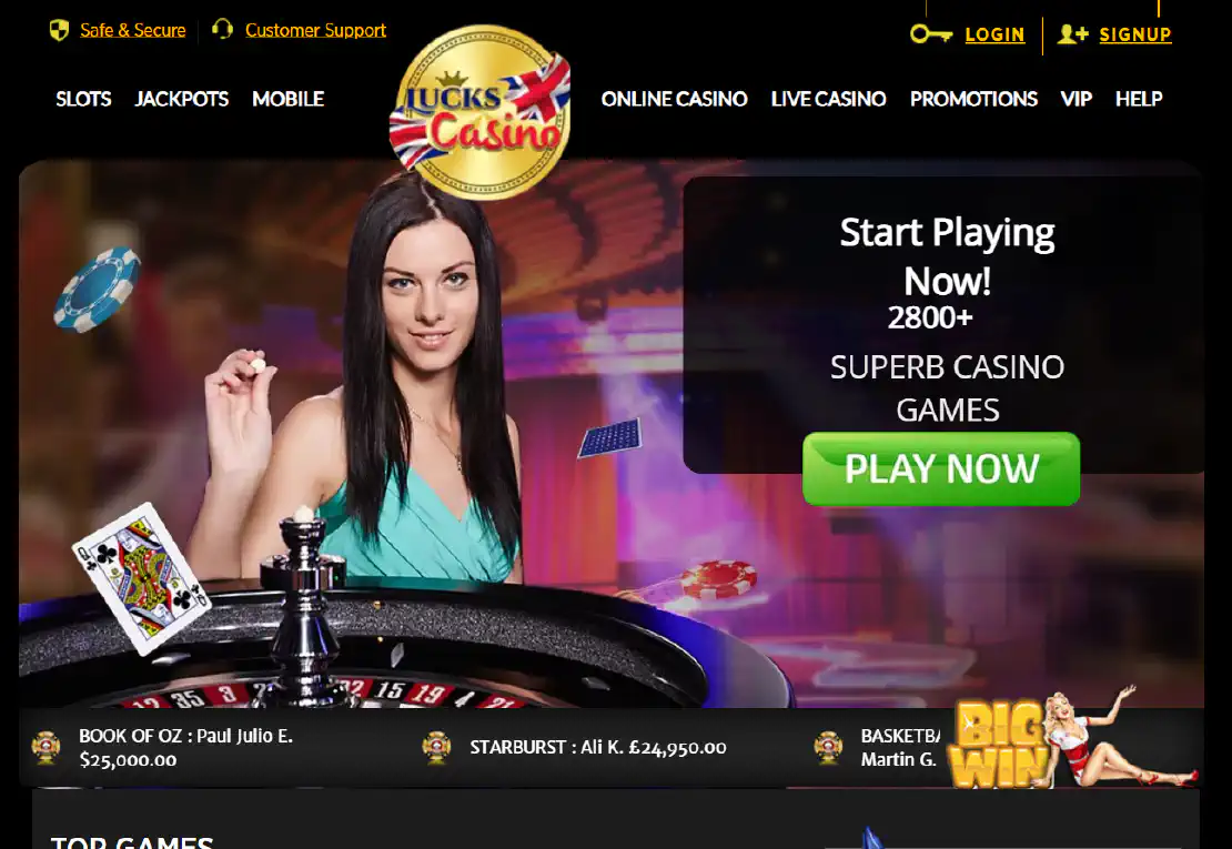 Lucks Casino Site